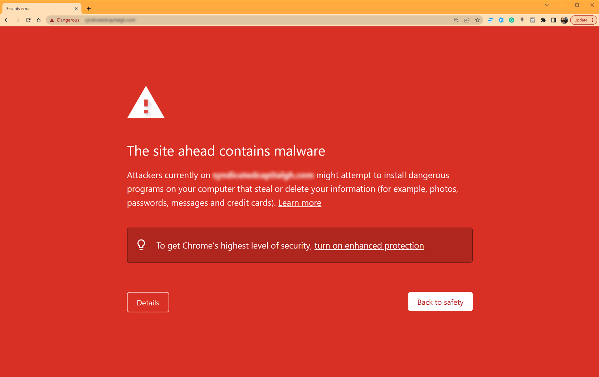 Blacklisted Websited from Google