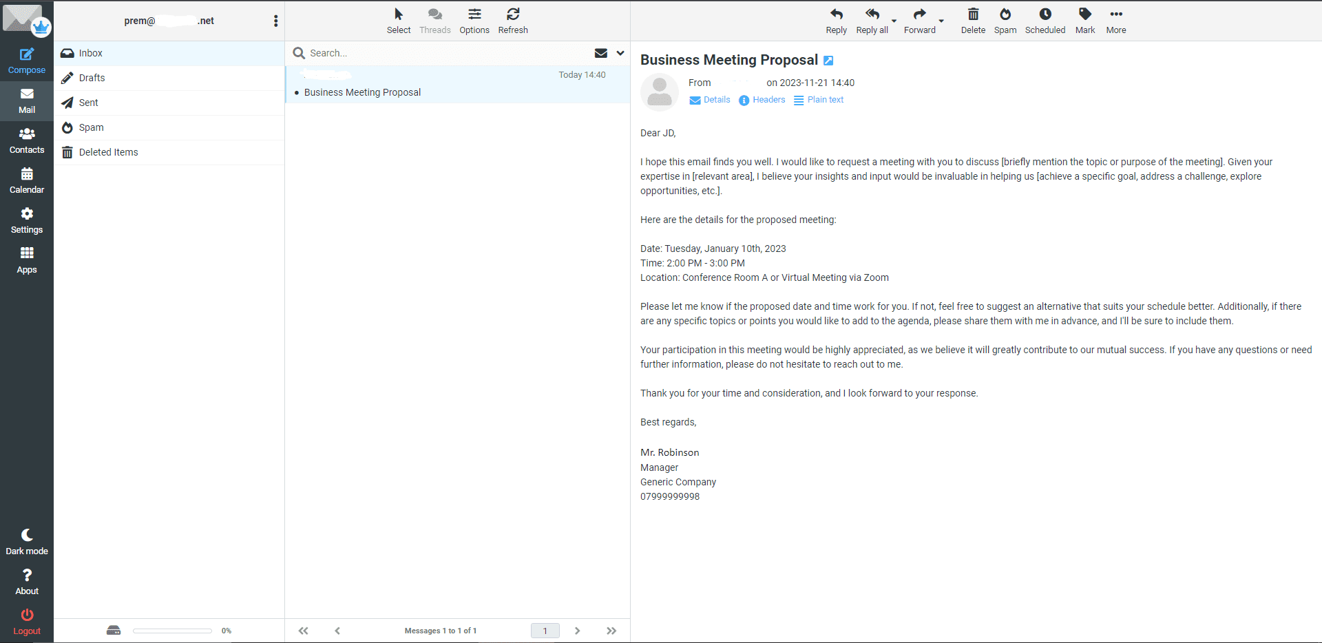 Premium-Mail-inbox