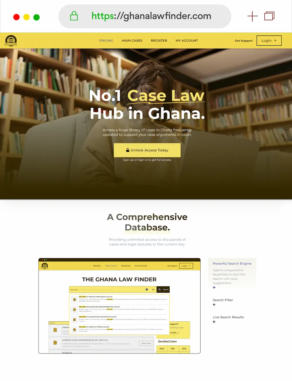 GHANA LAW FINDER - Obvi8 GHANA LAW FINDER
